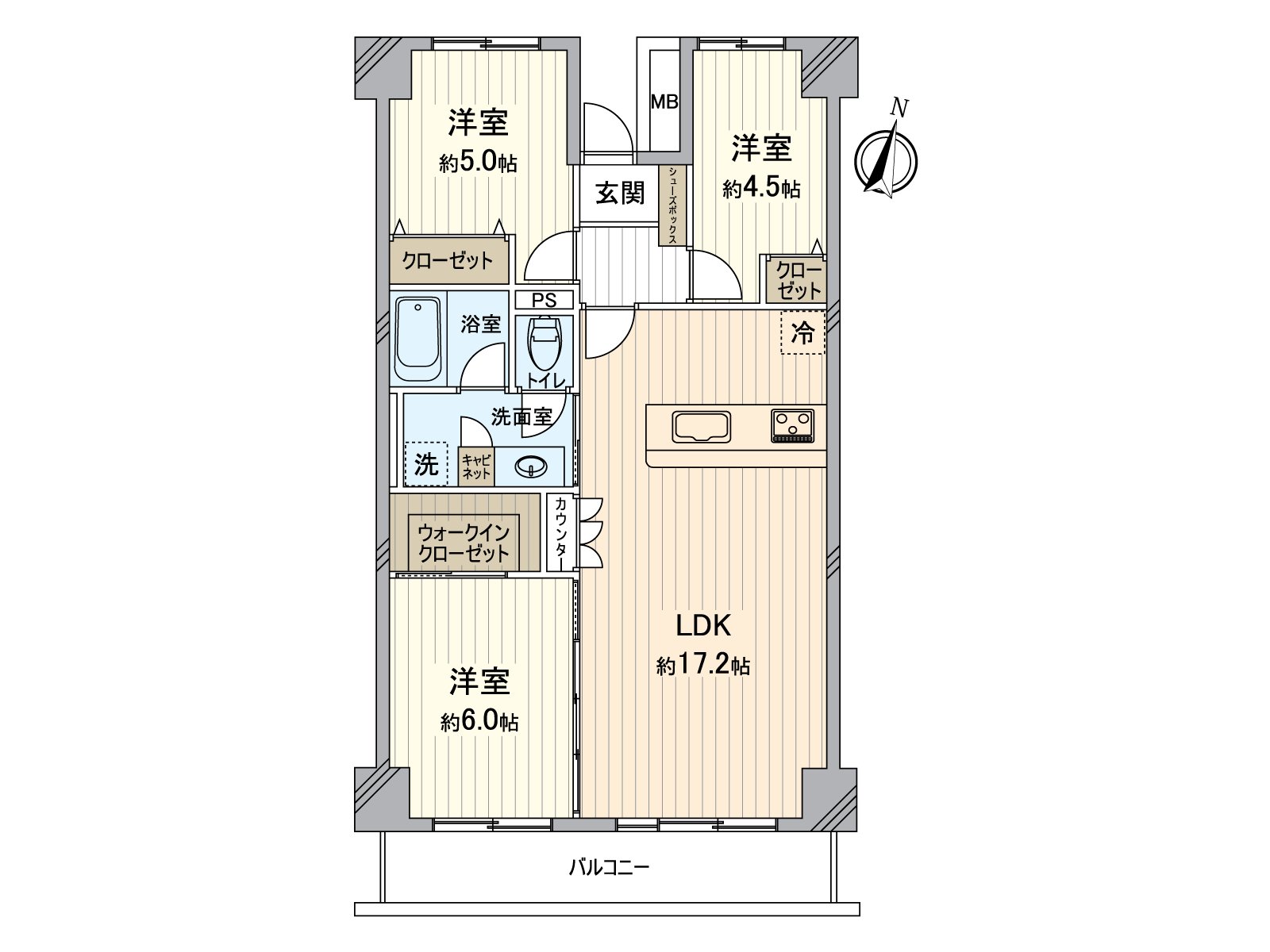 約17張塌塌米LDK