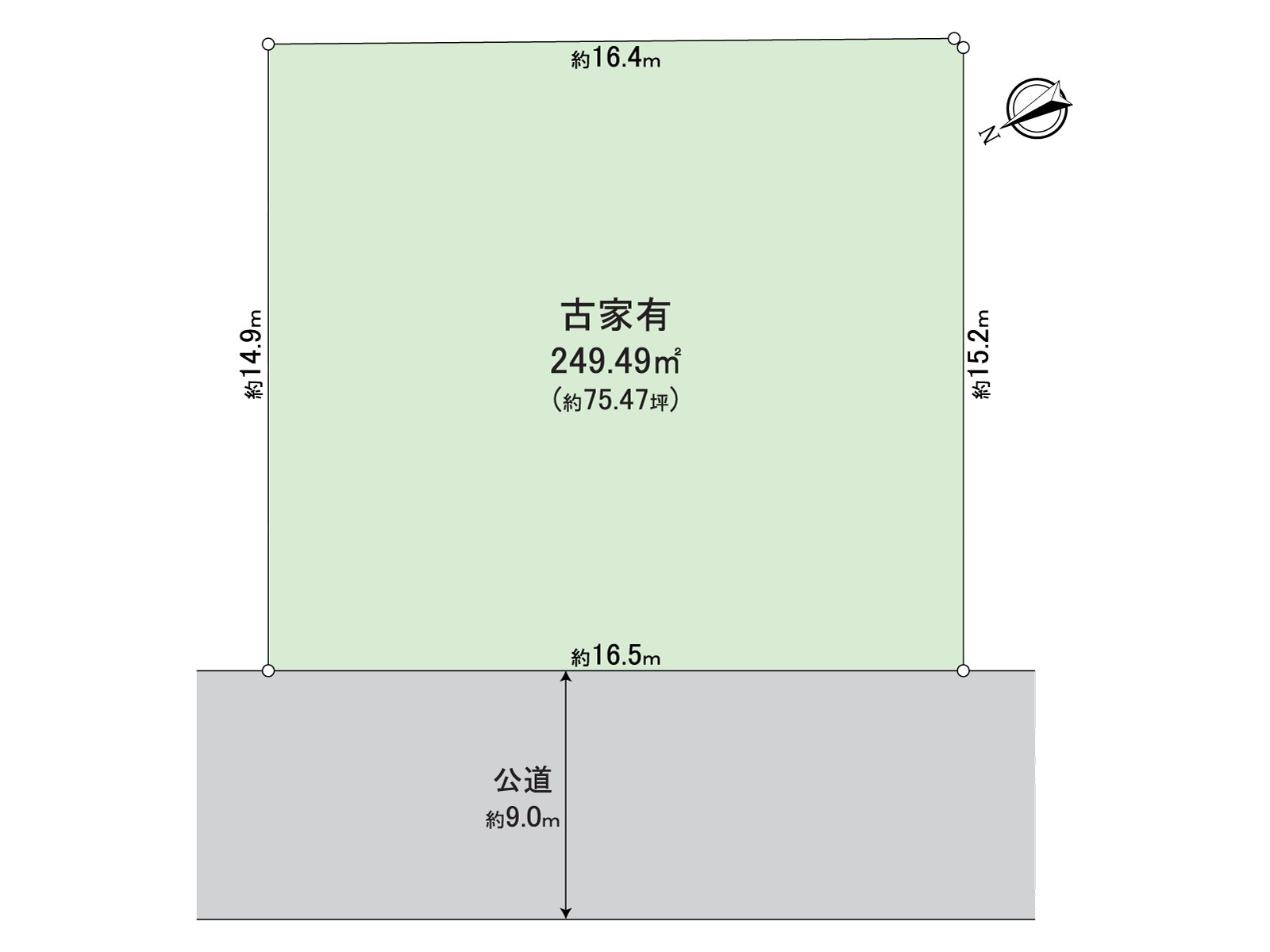 249.49 square meters (about 75.47 tsubo)