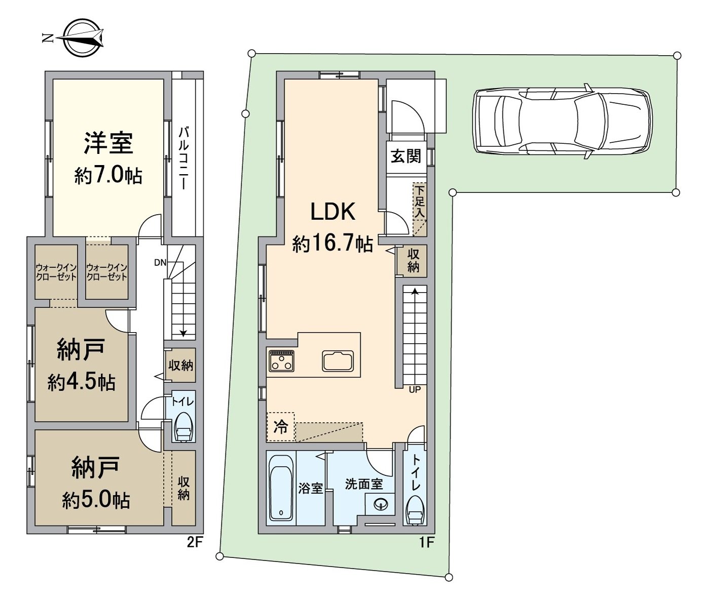 是表示全体房源的版面设计的房型图。对流迹线以及采光具有参考作用。