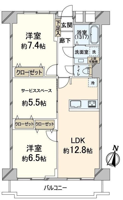 家务流迹线是被想的容易使用的房型。