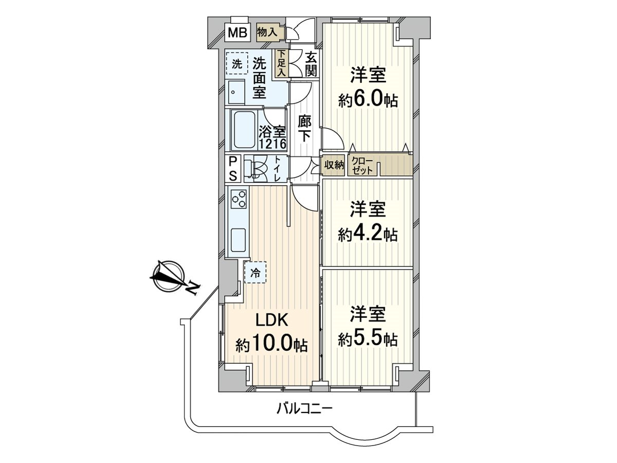 家務流跡線是被想的容易使用的房型。