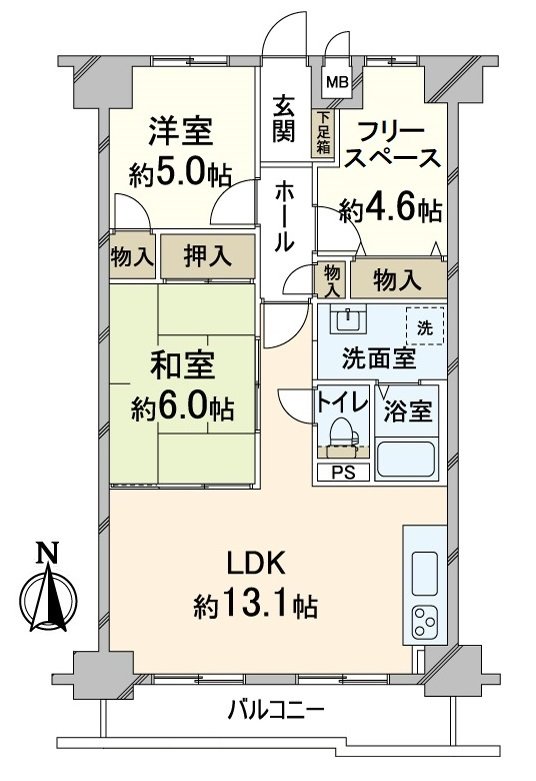 光照關於朝南良好。