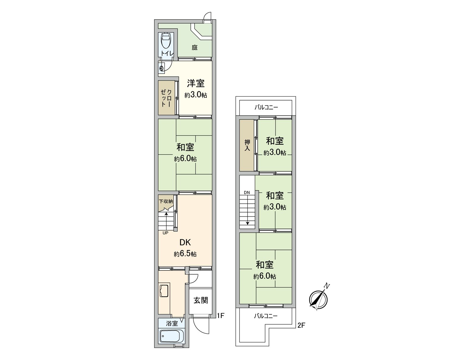 [floor plan] Plan of 5DK.