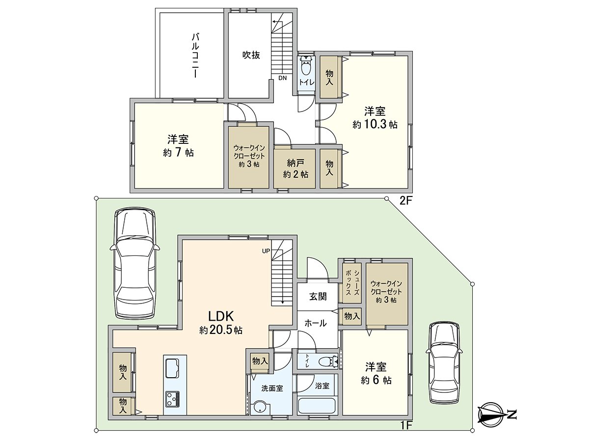 Total floor area: 115.69 square meters of Plan: 3LDK