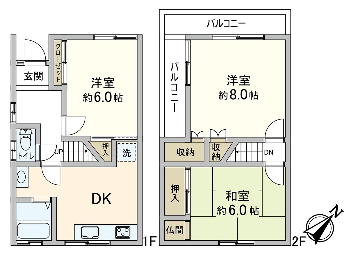 建築面積：56.55平方公尺房型：3DK