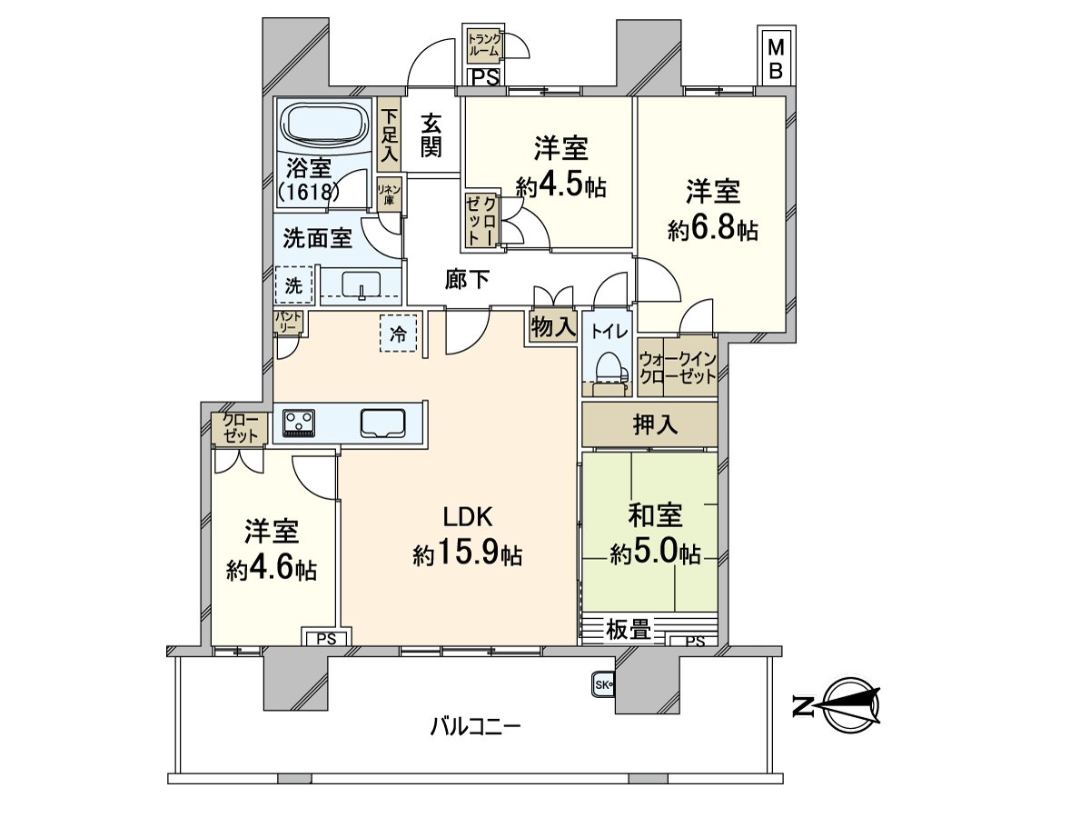 83.30平方公尺的4LDK