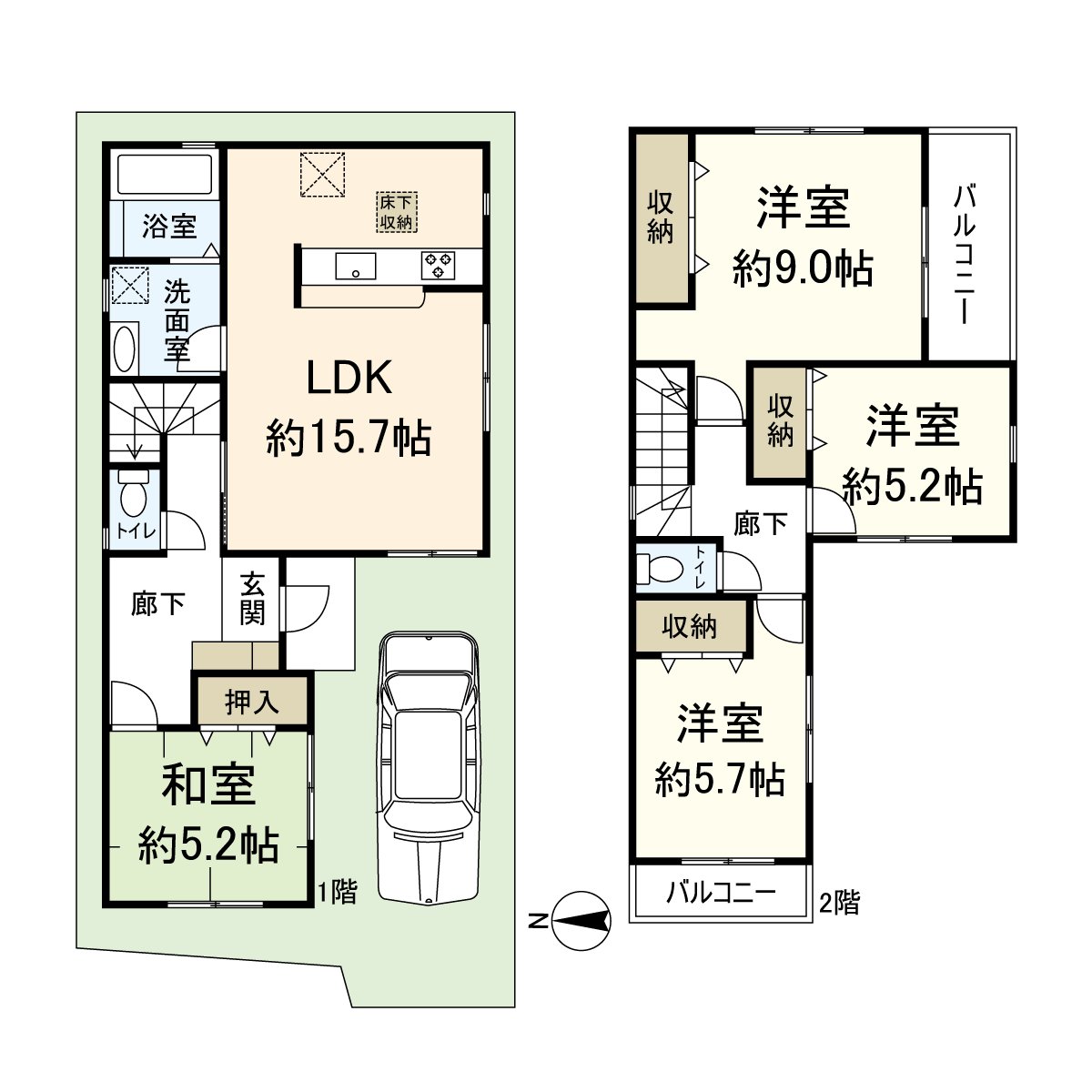 私人使用面積：99.22平方公尺，4LDK。