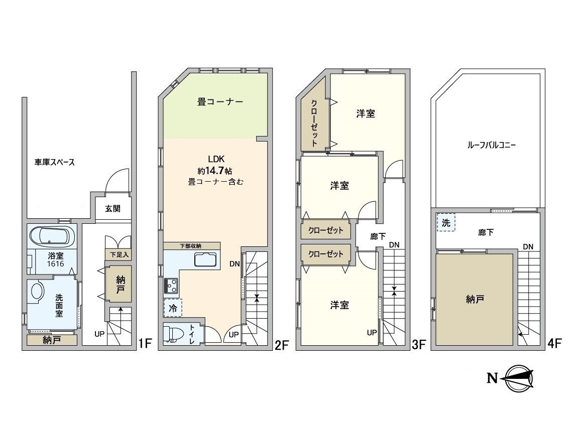 是1996年9月建築2005年10月新翻修3SLDK的房型