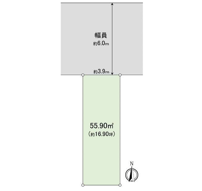 It is Land of the about 3.9m Abutting road to 11-minute walk from Hanshin Main Line "Deyashiki" station, north side public road about 6m. Please feel free to contact us.
