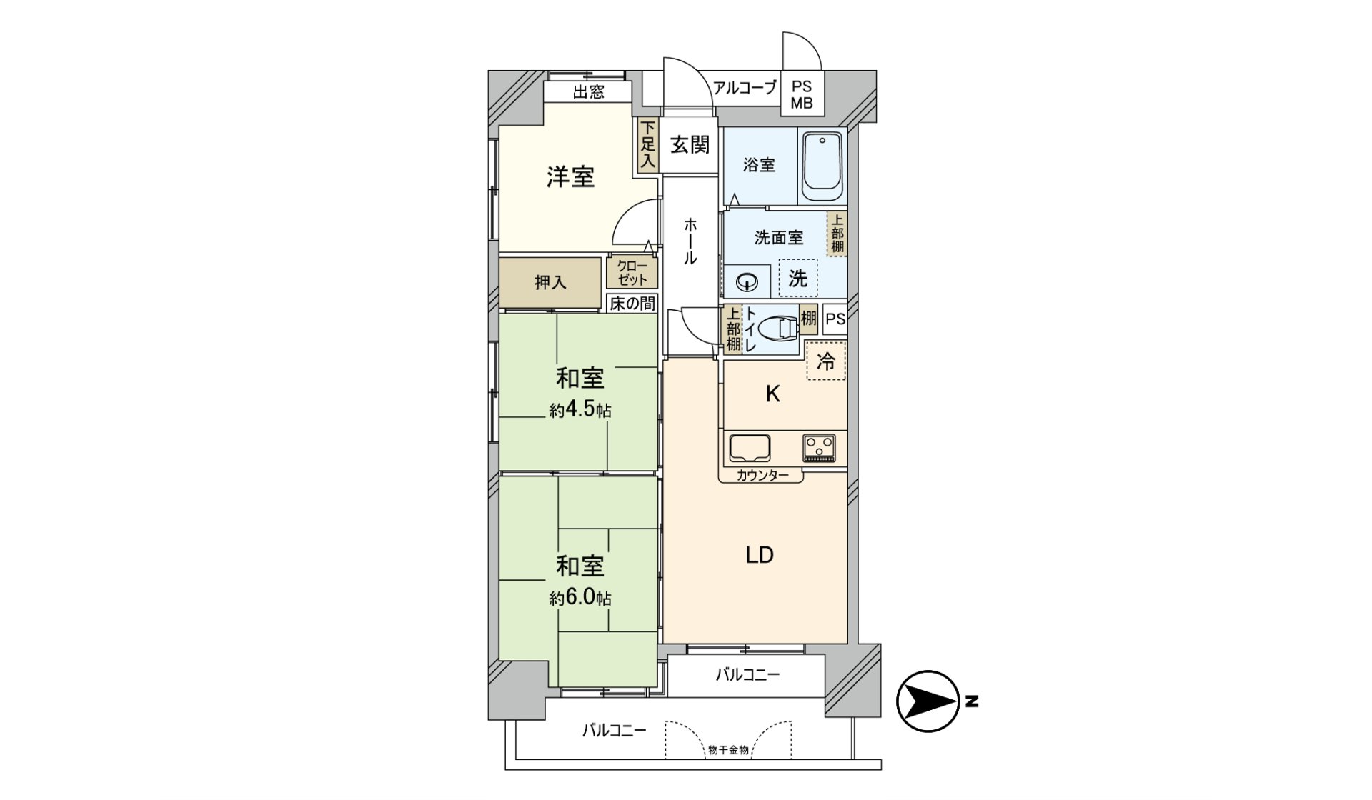 It is the Plan which the sun view has good in floor plan Southeast corner unit.