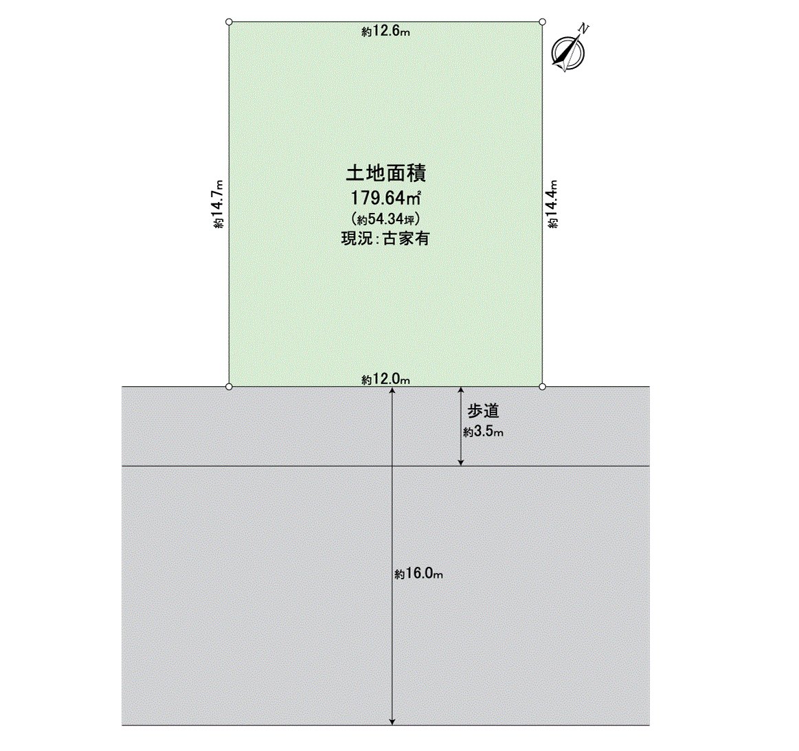 大阪狭山市東茱萸木一丁目 古家付土地の売地情報（FNABBA0B）｜三井の