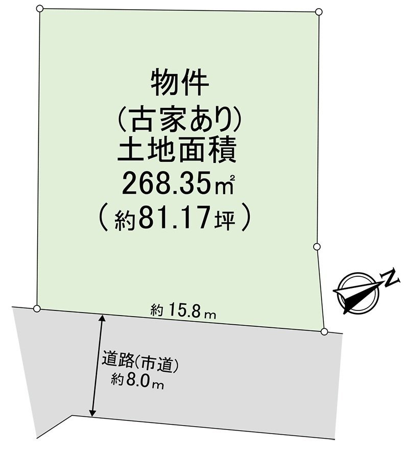 ・土地面積268.35平方公尺(約81.17坪)