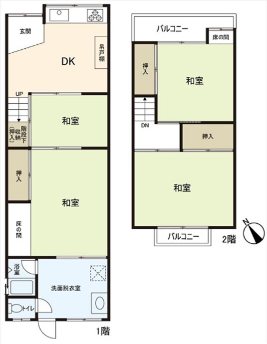 本房源是4DK的房型。