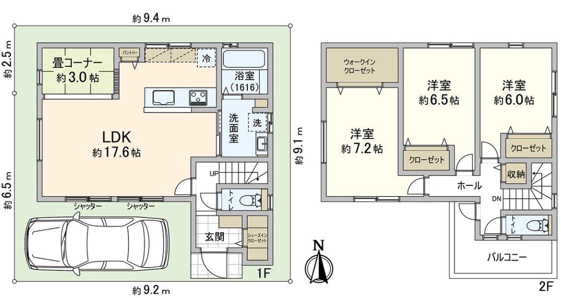 It becomes the 3LDK Detached House of the built in in 2019.