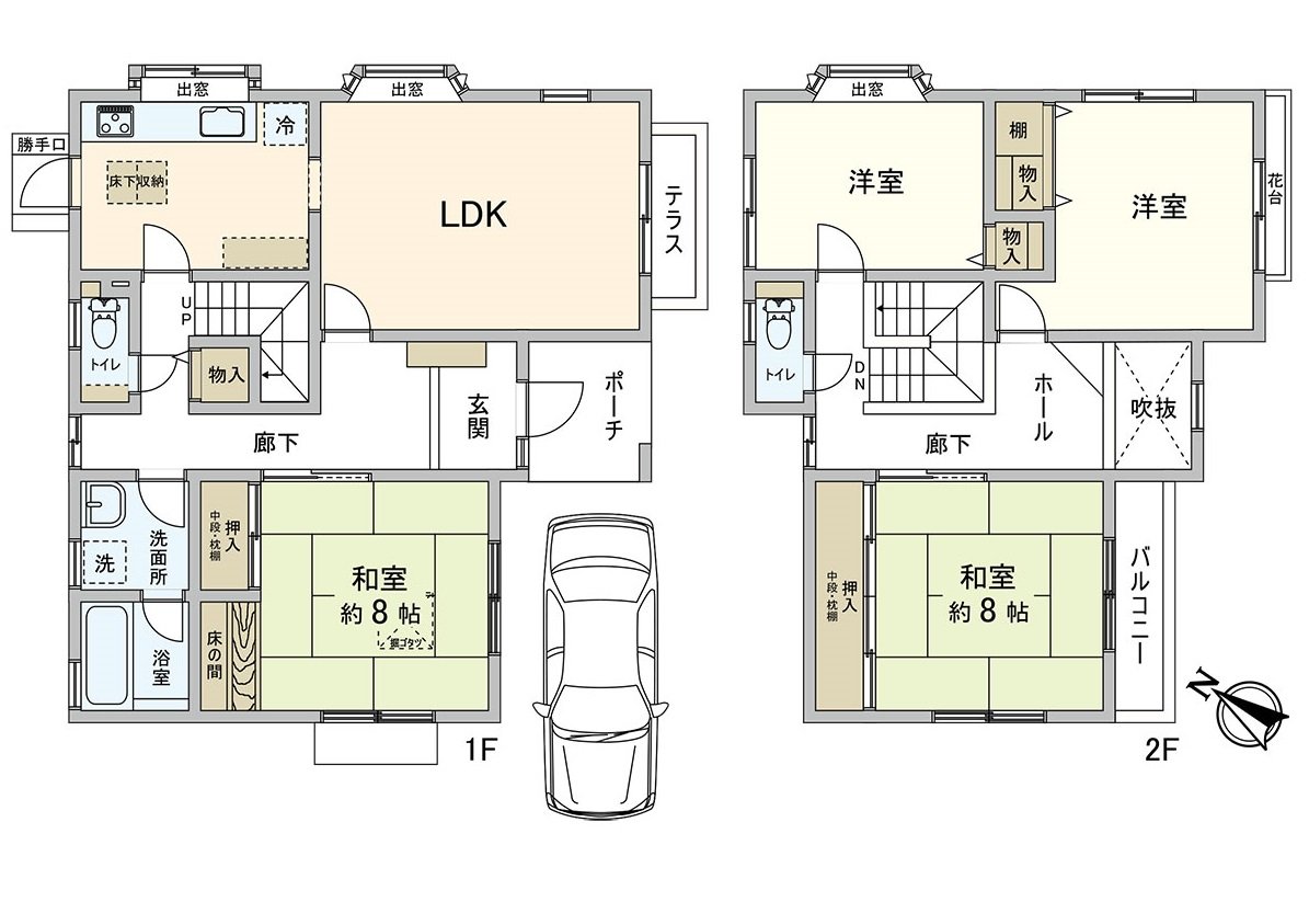 It is a house of the Mitsui Home construction (March, 1990 architecture)