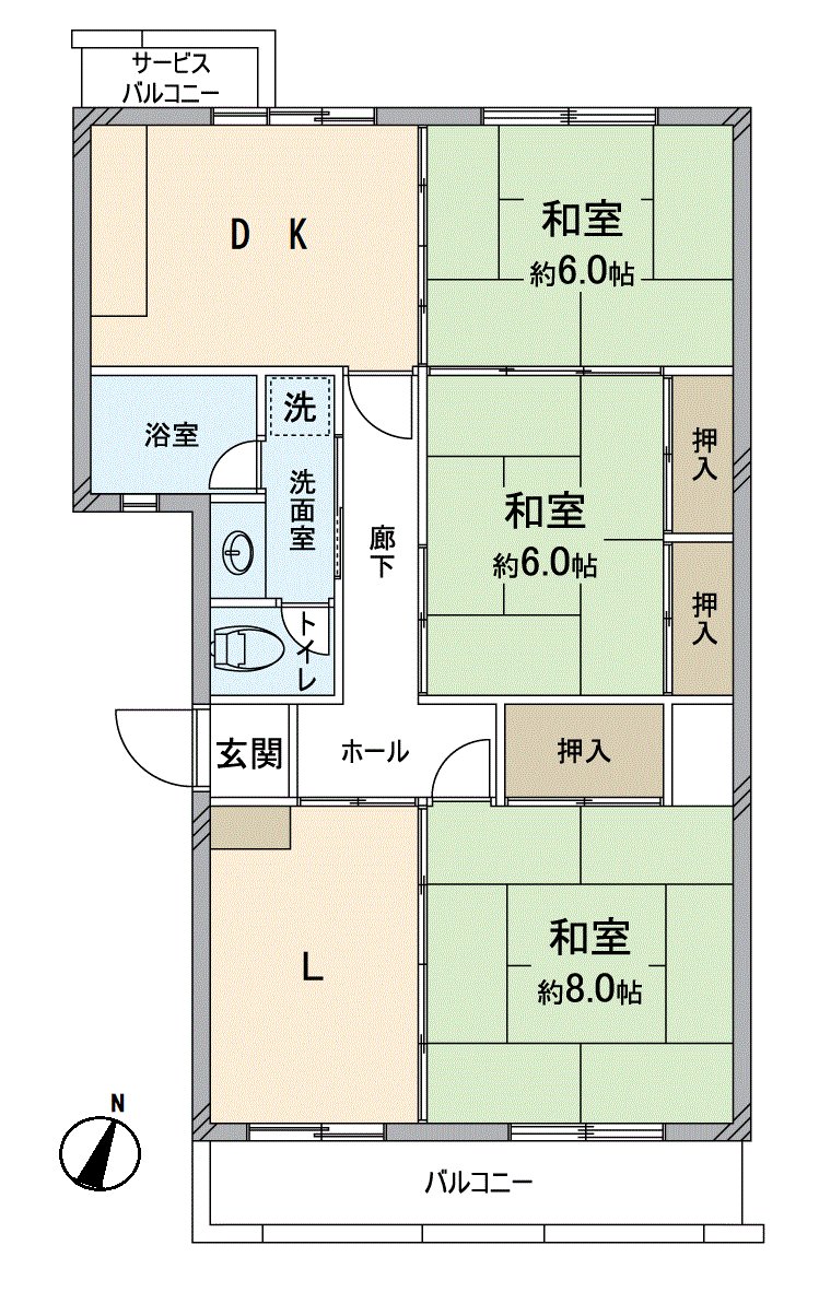 光照在適合東南的陽台良好。
