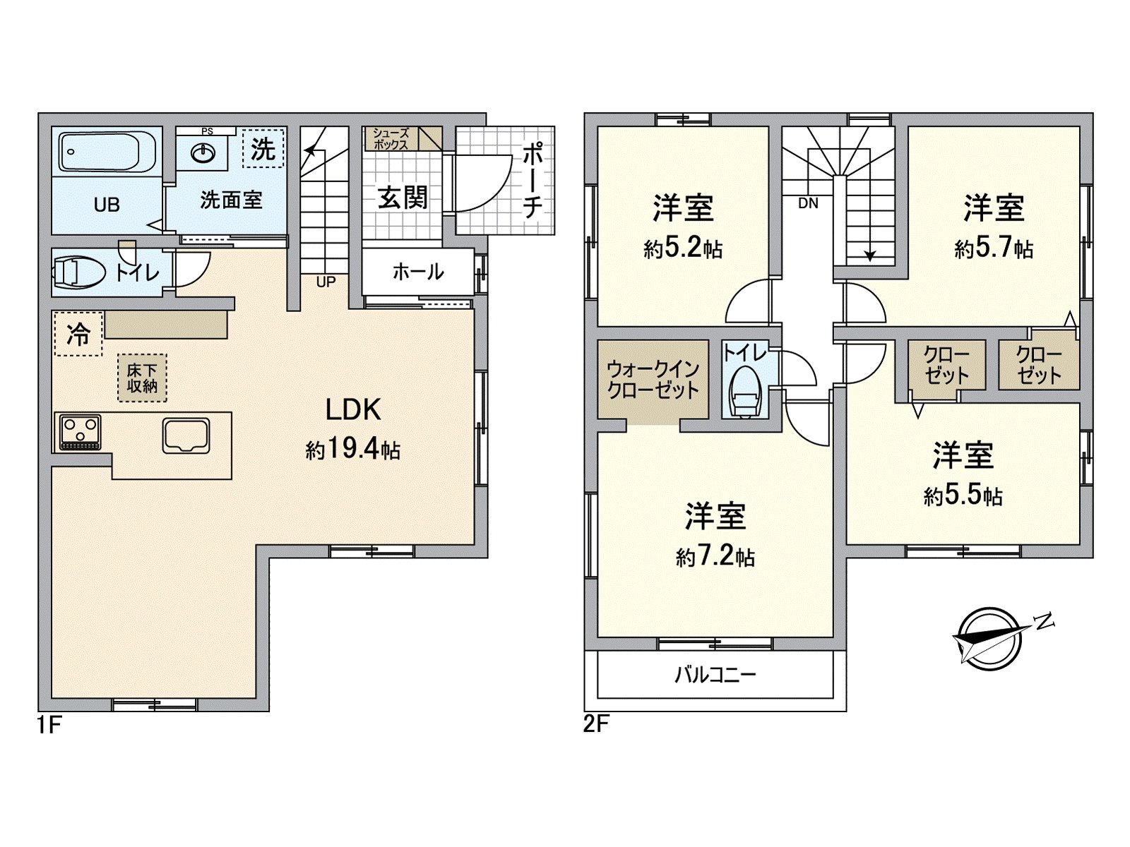 Plan of 4LDK