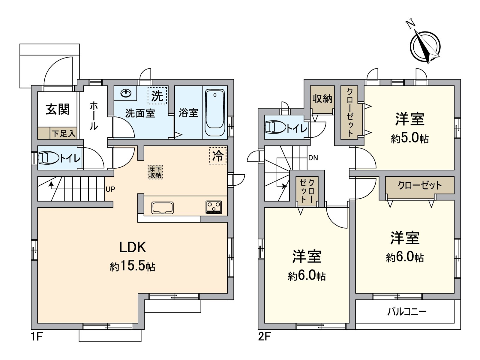 Please examine Plan of the 3LDK