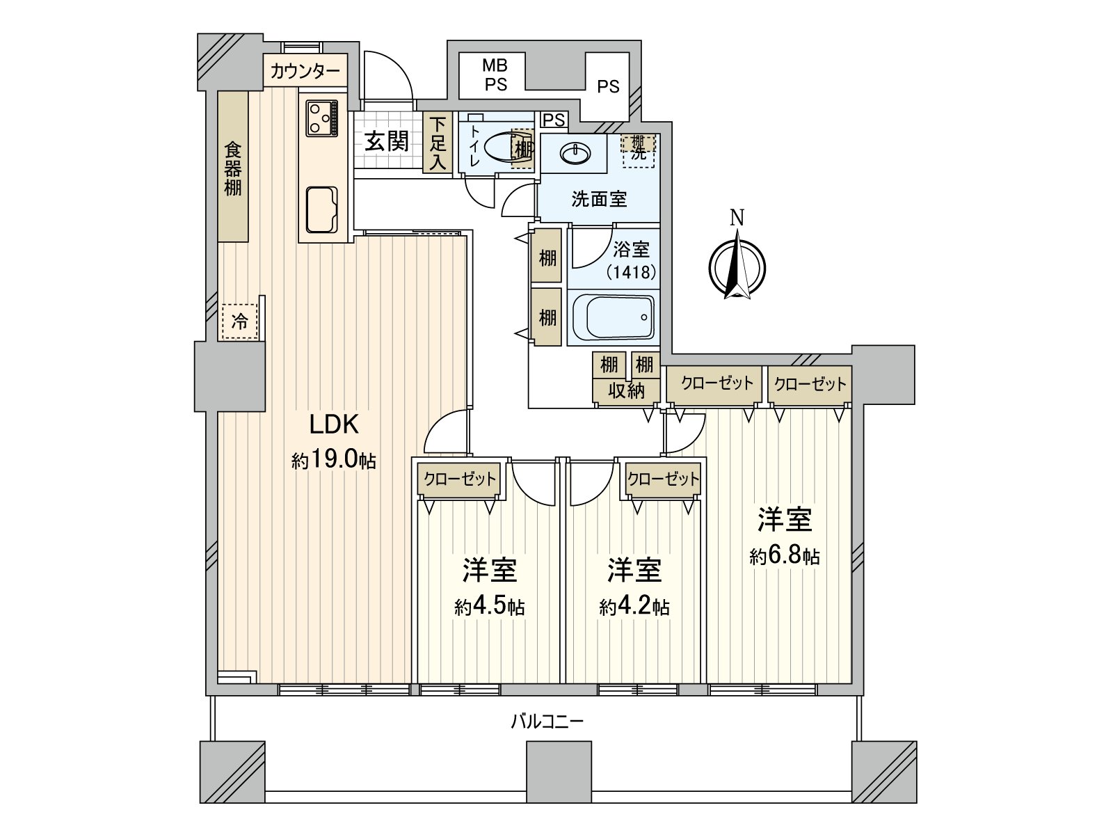 戶型平面圖(平面圖)