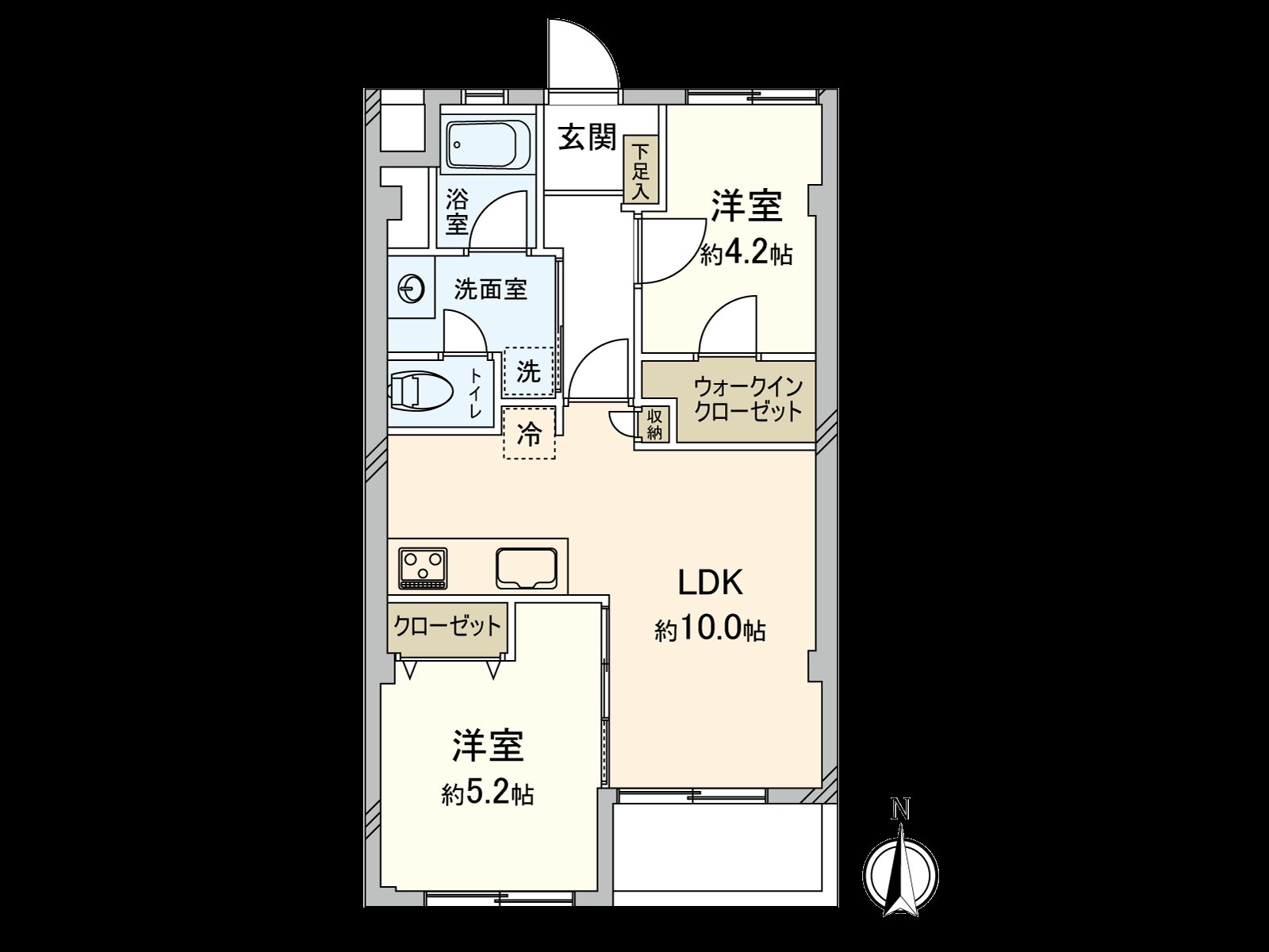 ●陽光關於朝南良好