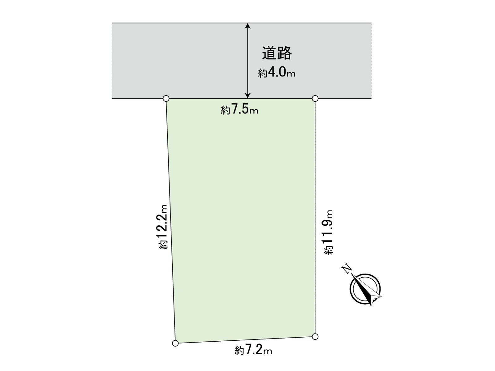 土地面積：87.79平方公尺(約26.55坪)