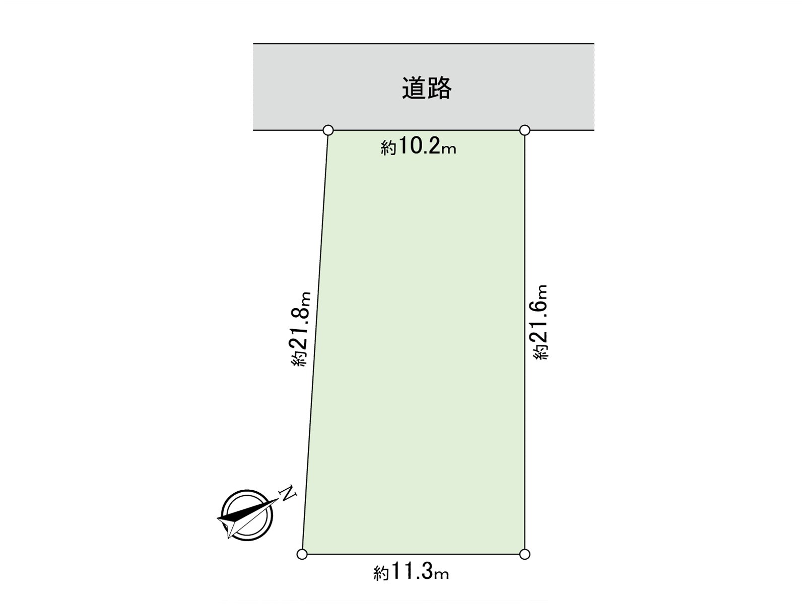 公簿235.74平米（71.31坪）※実測図ではございません。