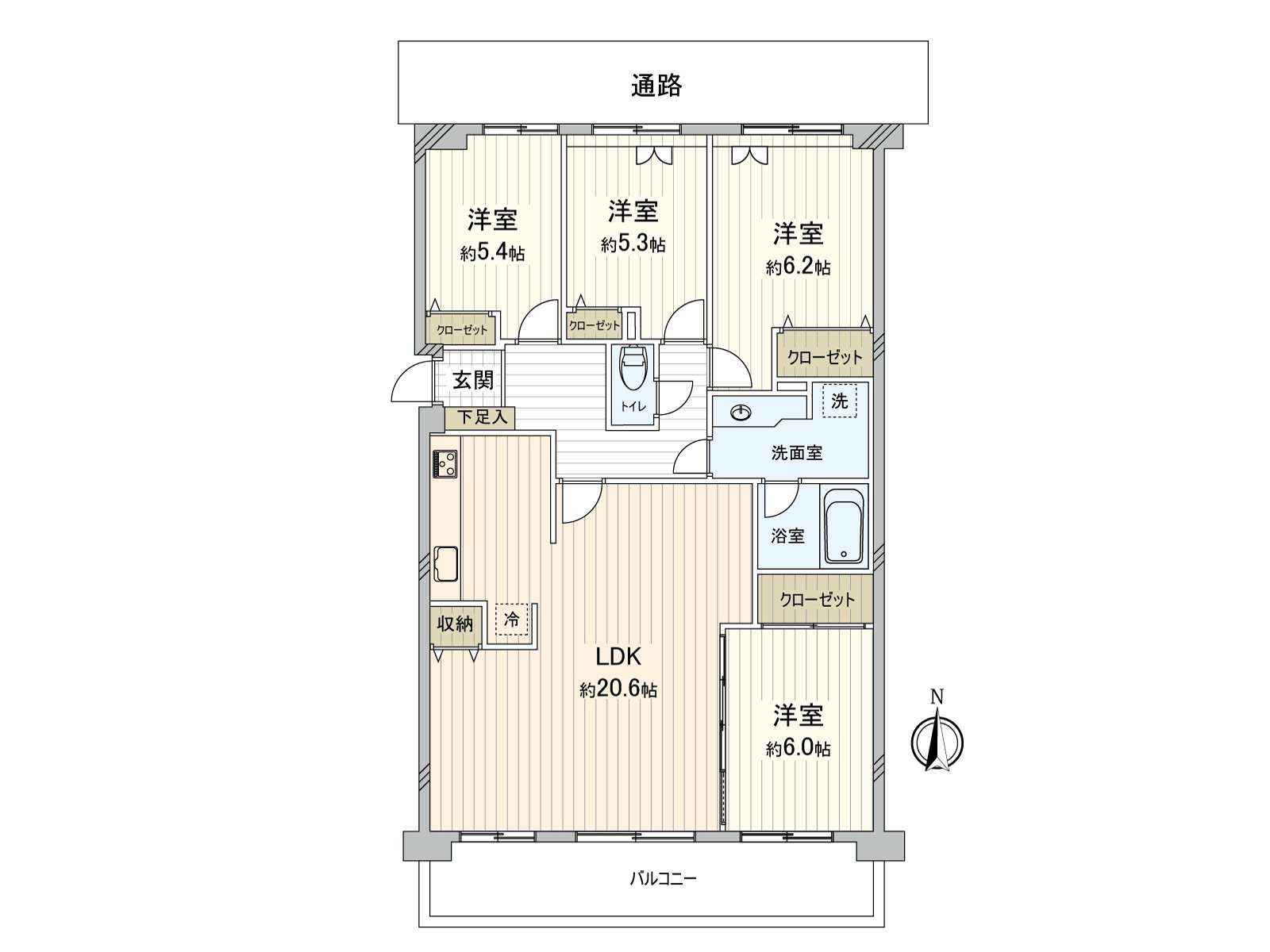 [房型图]2025年2月装修翻新完毕