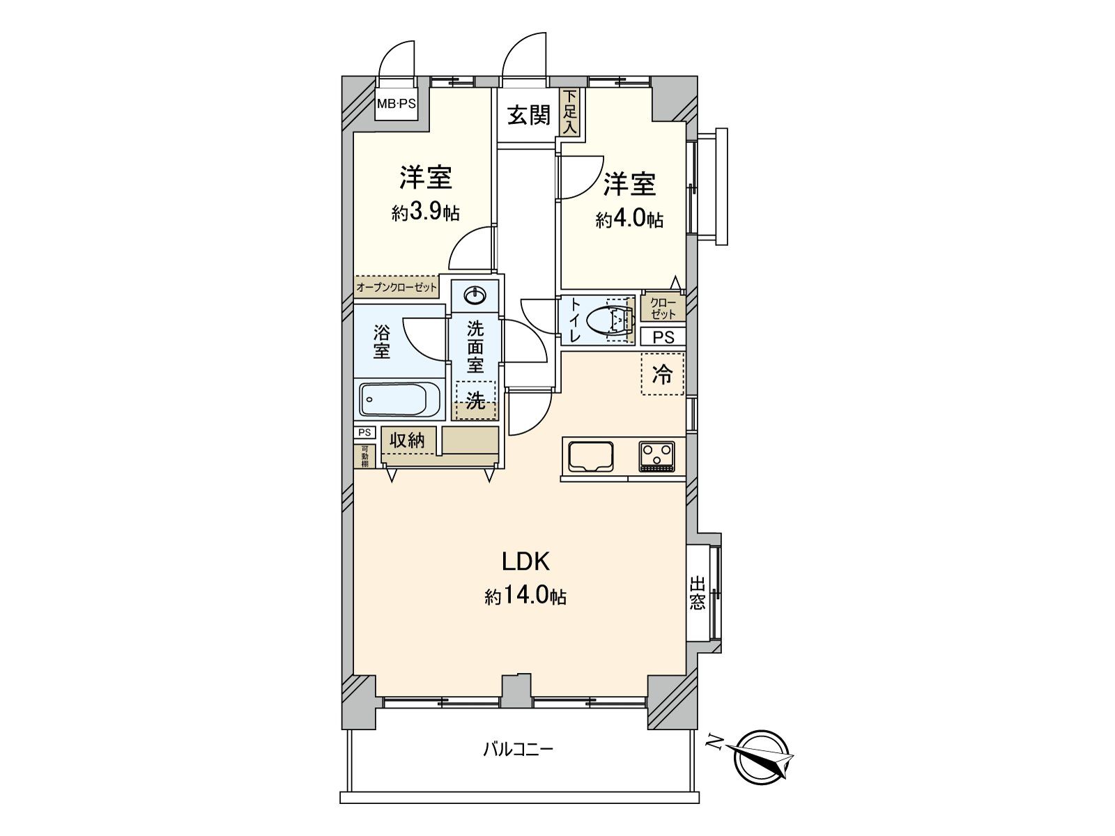 [平面圖]在室內翻新工程/6月中旬完成