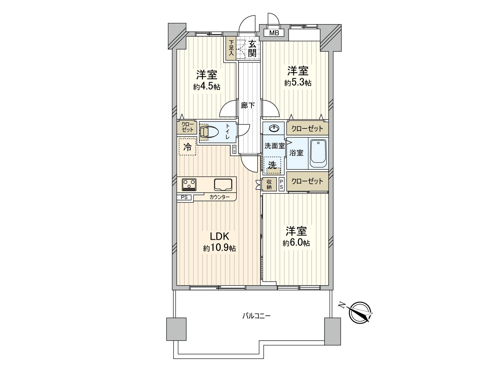 [Floor plan]