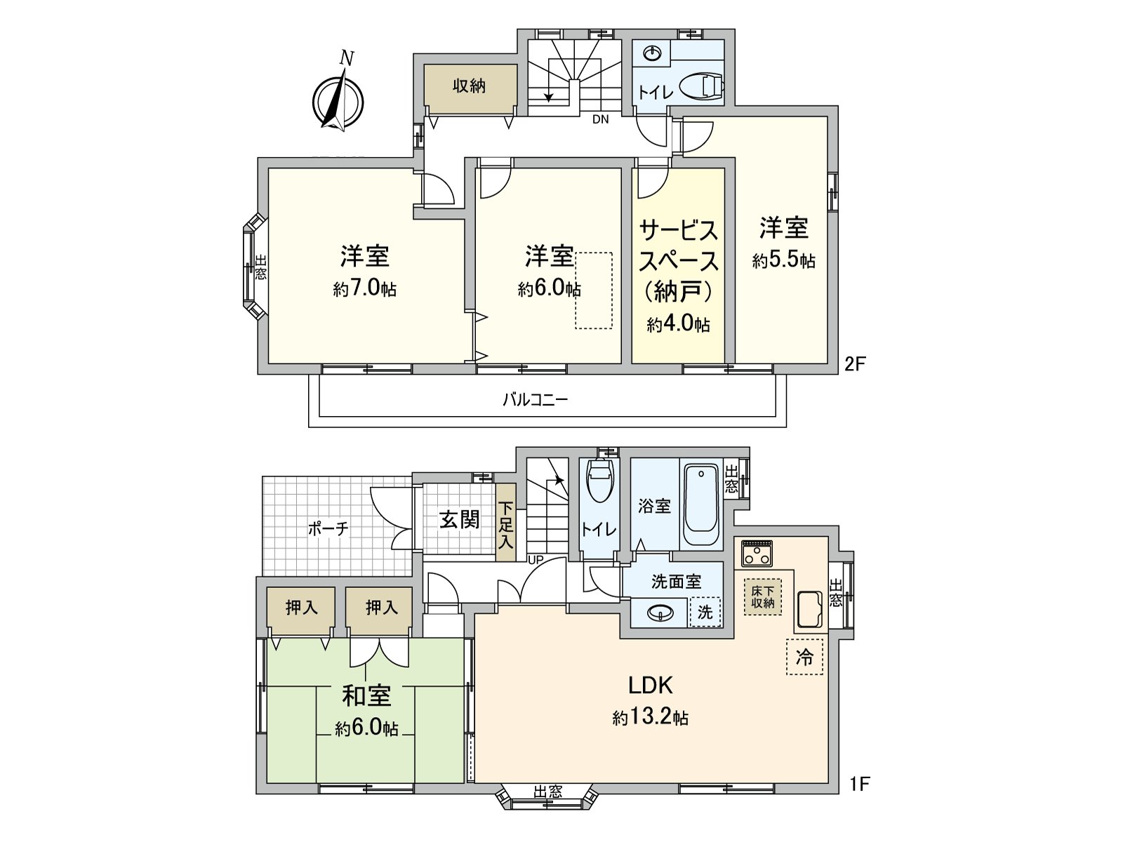 As richness possesses storage space including the back of the hut storing and the corridor storing, I can keep house space clearly. The kitchen can effectively utilize space for a wall charge account type.