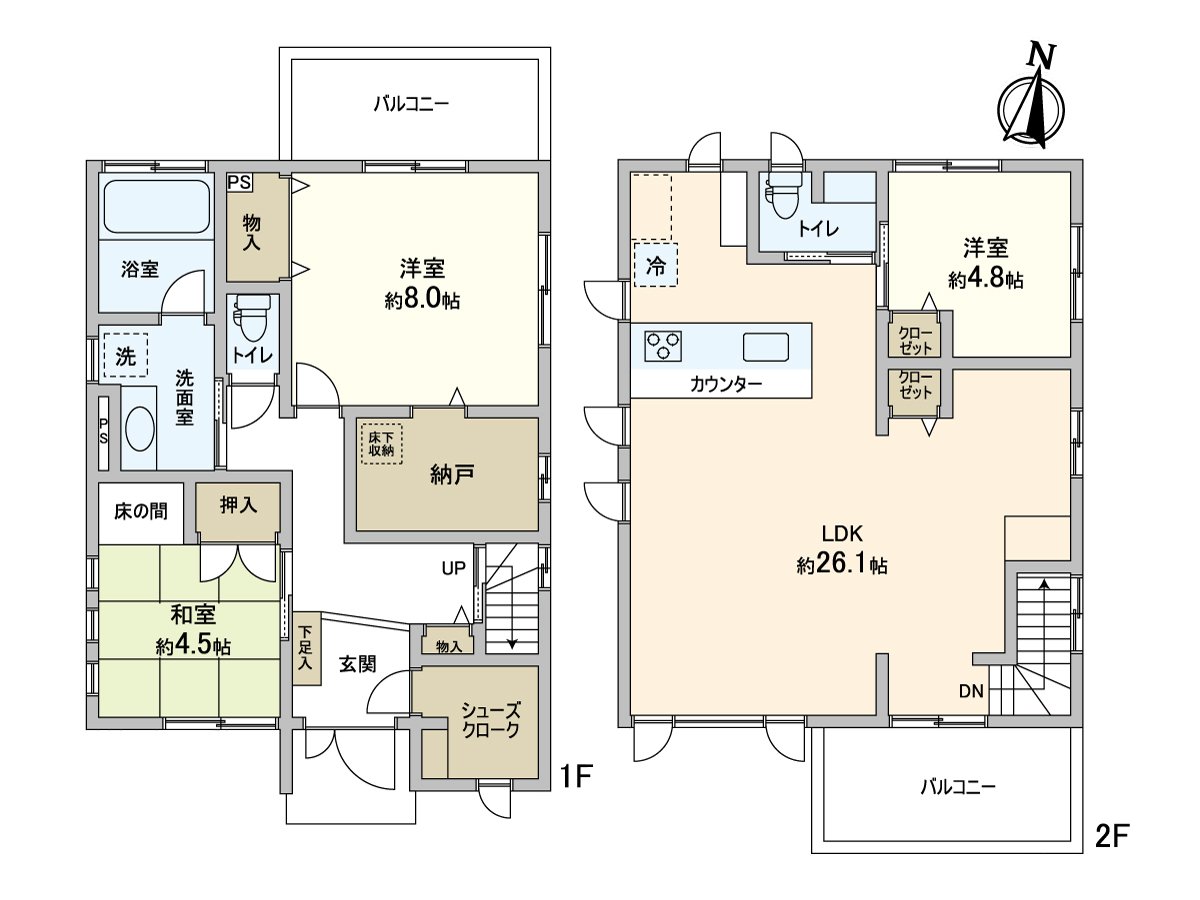 [房型图]是建筑面积111.78平米的3LDK。