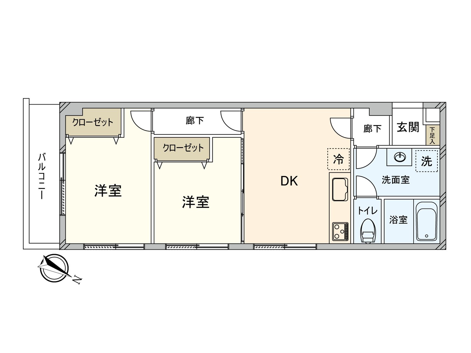 為通過DK，能進出各西式房間好像家族的交流增加。