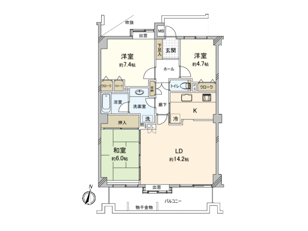 Each Western-style room is located in the place away from an LD and can spend private time carefully. In April, 2022 of the replaced of the place equipped with a water supply including a kitchen and bathroom, a floor, the cross put it, and is the renovation completed such as substitutes.