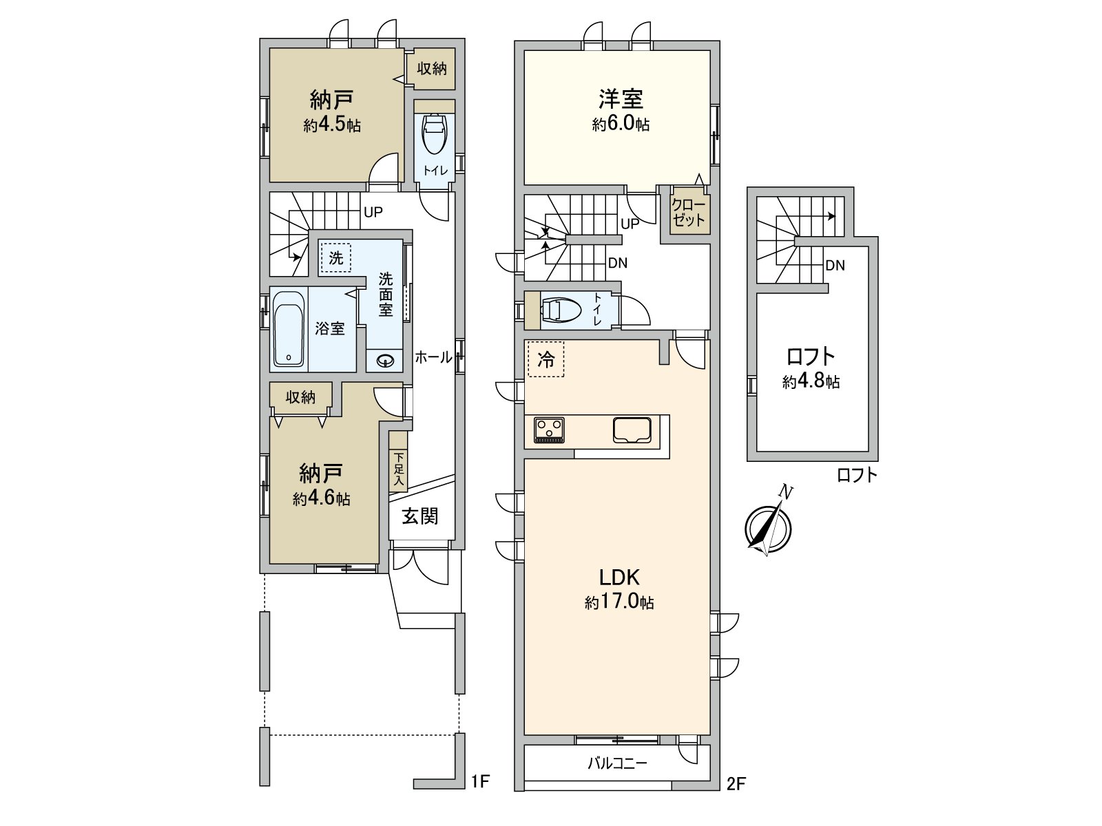 建筑物总计面积83.83平米