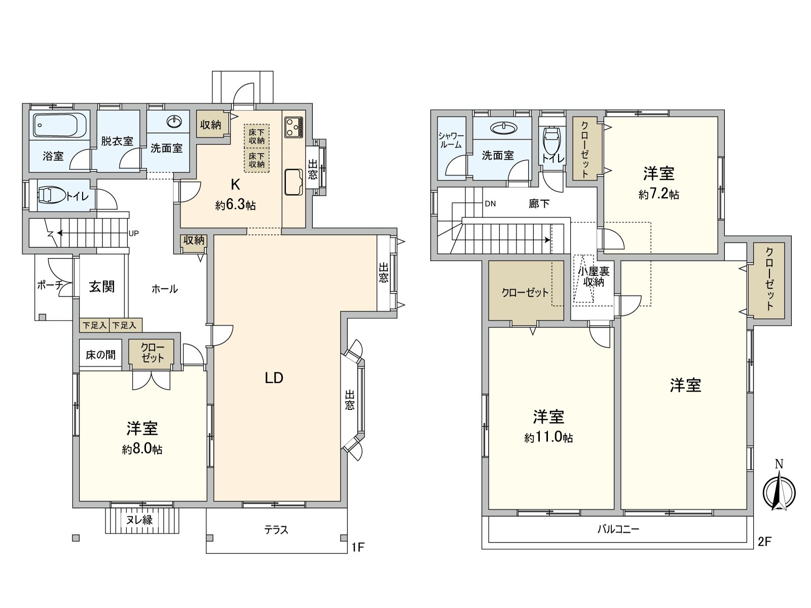 223.09 square meters of plottage, Detached House of a certain space 4LDK of 145.65 square meters of total floor area