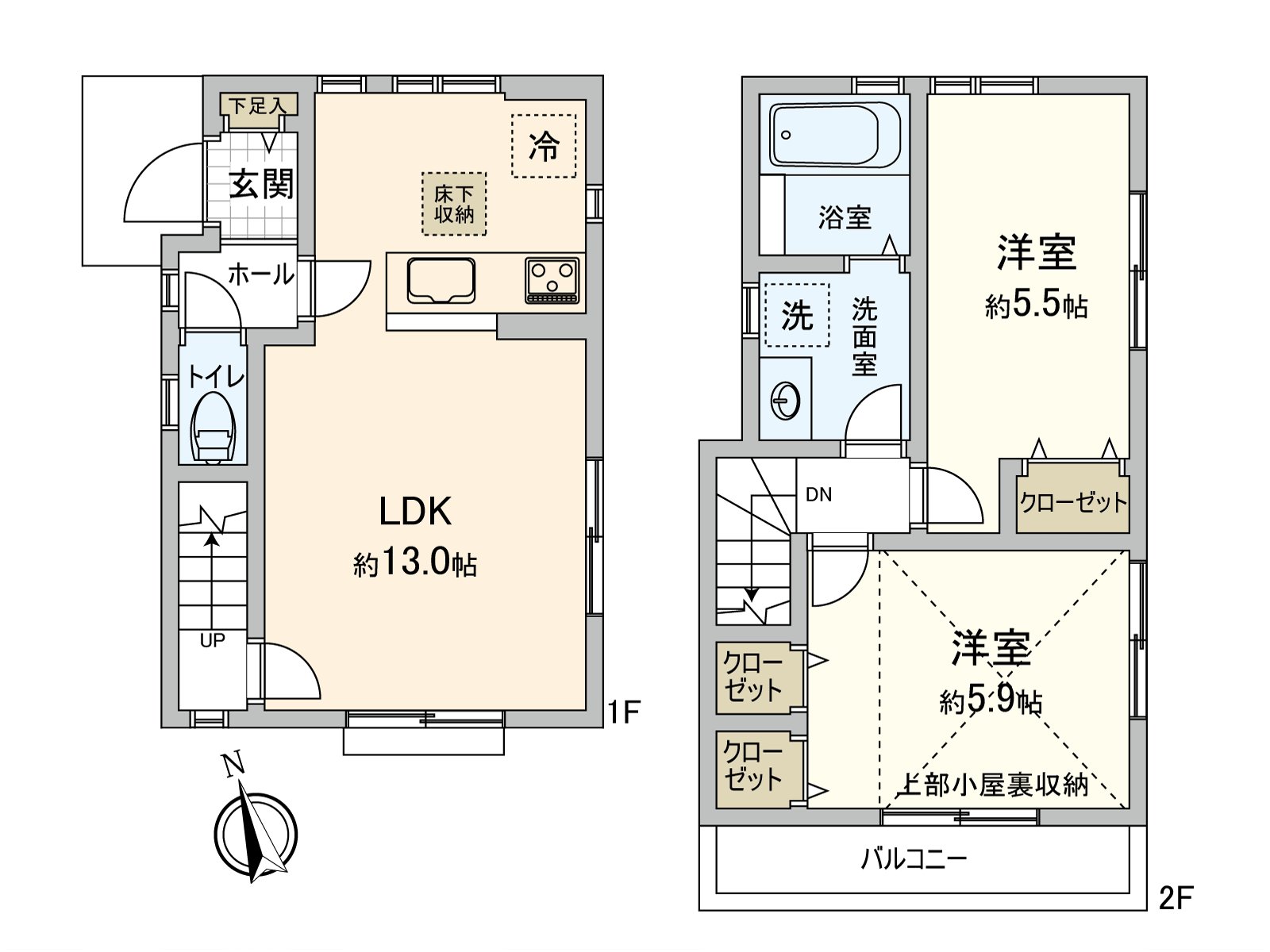 为7月築2LDK独栋住宅南侧在2022年打开阳光、风景良好