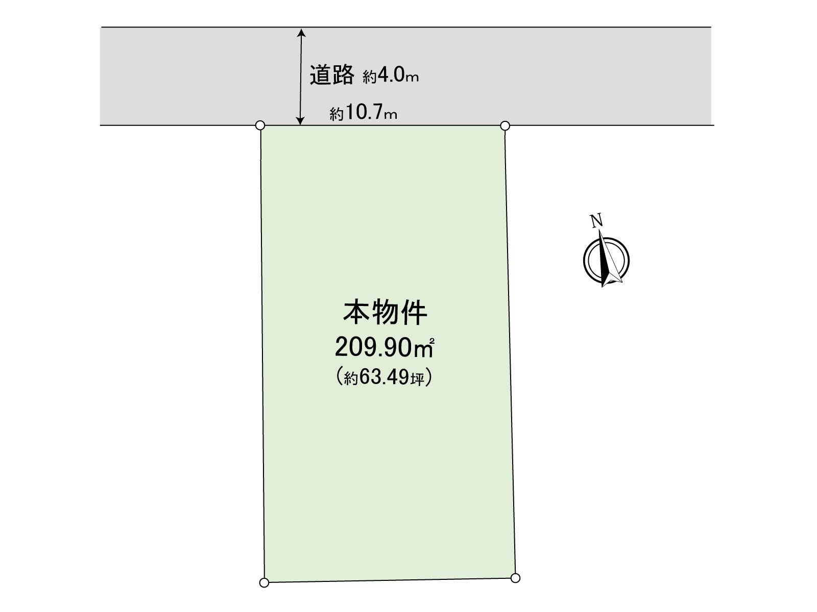 北側前面道路是幅員約4.0m。建築面積比是40%，容積率80%。請隨便詢問能建造的建築物的音量以及計劃例。