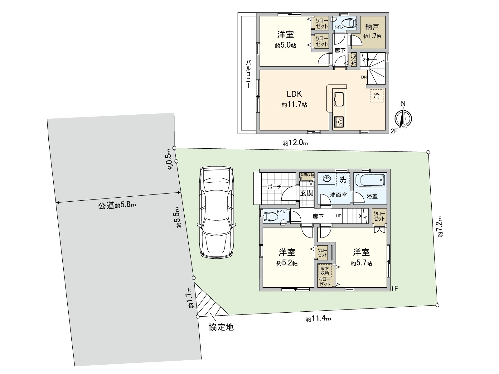 [房型图]土地面积：88.92平米(约26.89坪)/建筑面积：70.46平米(约21.31坪)/房型：3LDK