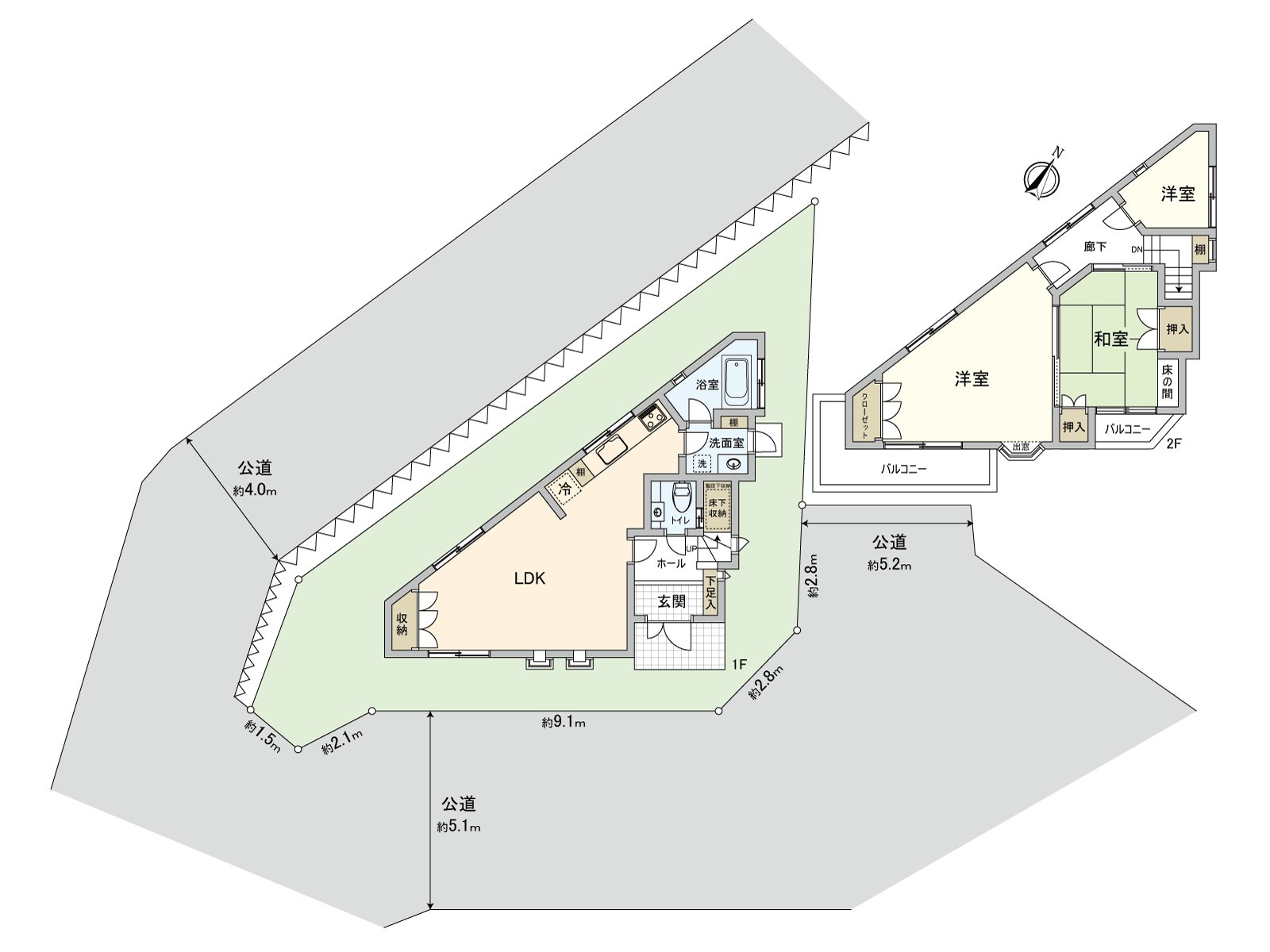 The house which has good ventilation per positive together in Northeast, a Southeast corner lot. The intercom with the TV monitor is equipped with and is considered a security aspect.