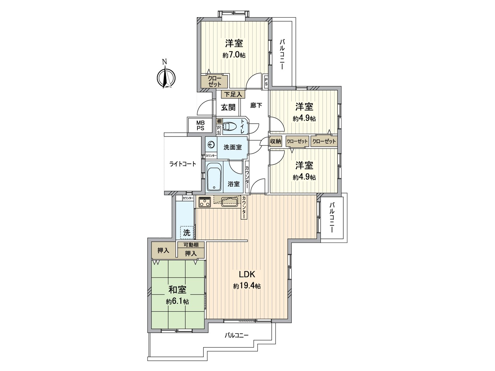 [floor plan] The local guidance is possible in conjunction with surrounding environment, too. In addition, I heard the Ask of the financial plan including the home loan (return example of the moon) for miscellaneous expenses on the occasion of the Buying. Please feel free to contact us.