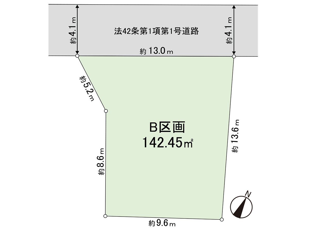土地面積：142.45平方公尺/建築面積比：60%/容積率：150%