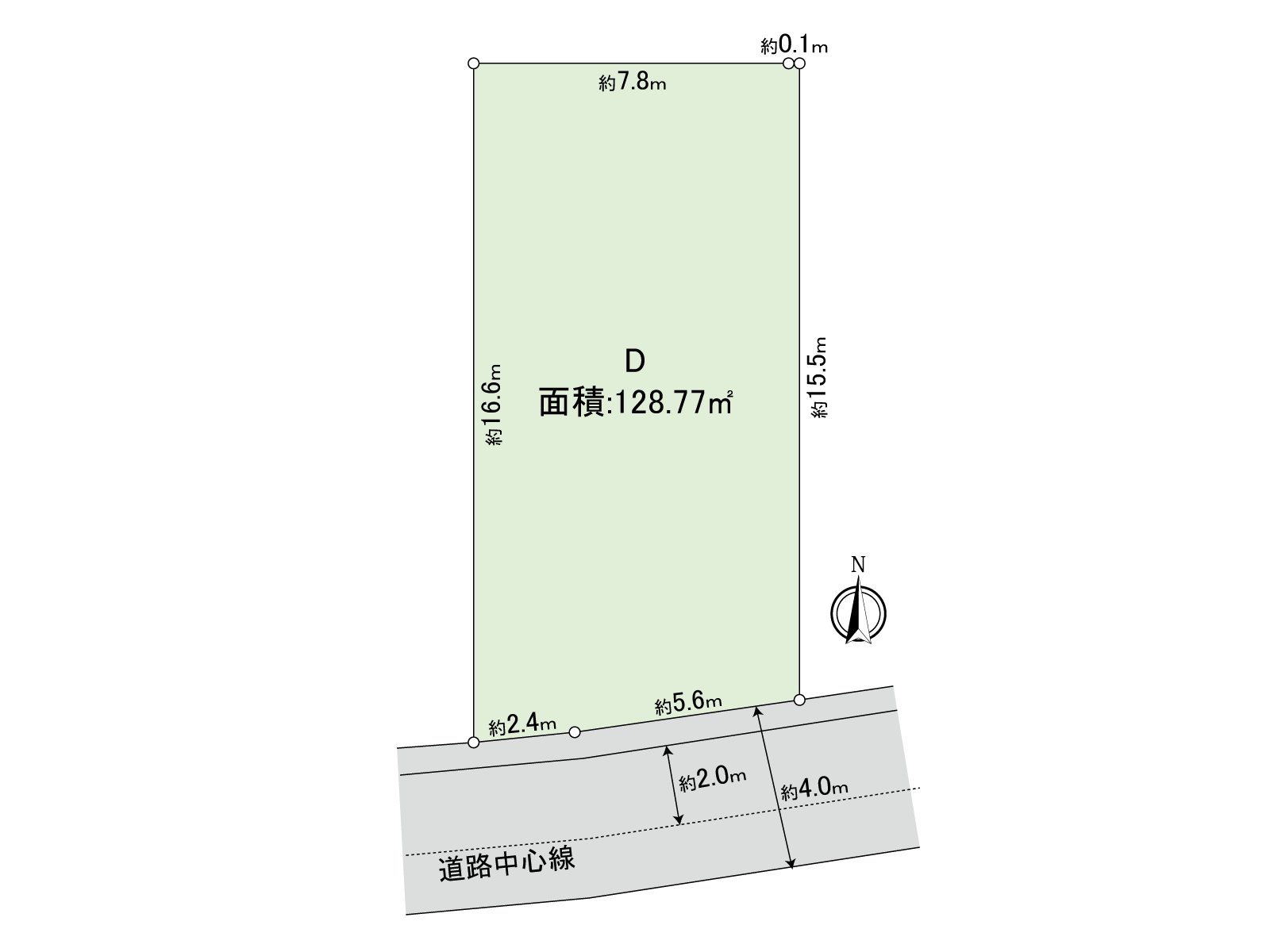 土地面積128.77平方公尺