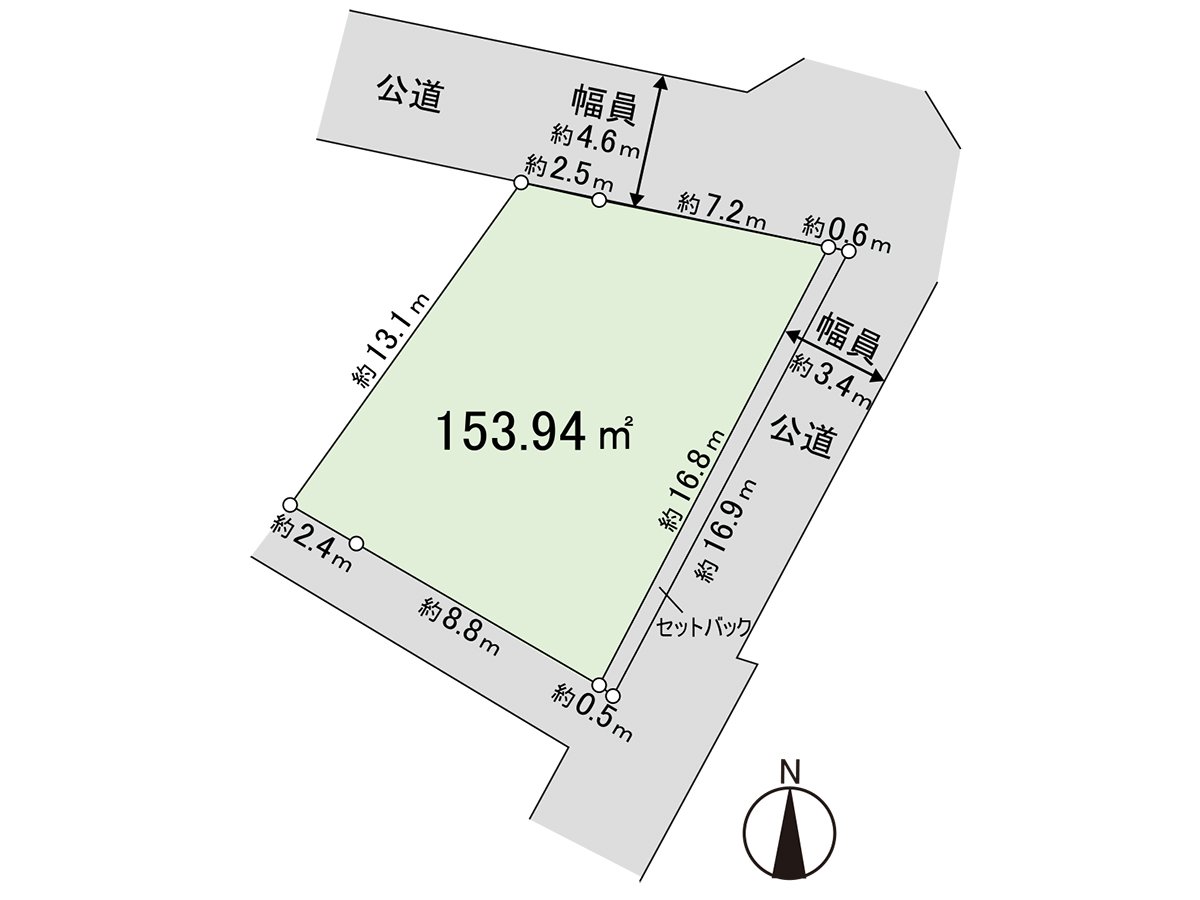 是有土地面积153.94平米，建筑条件的土地。