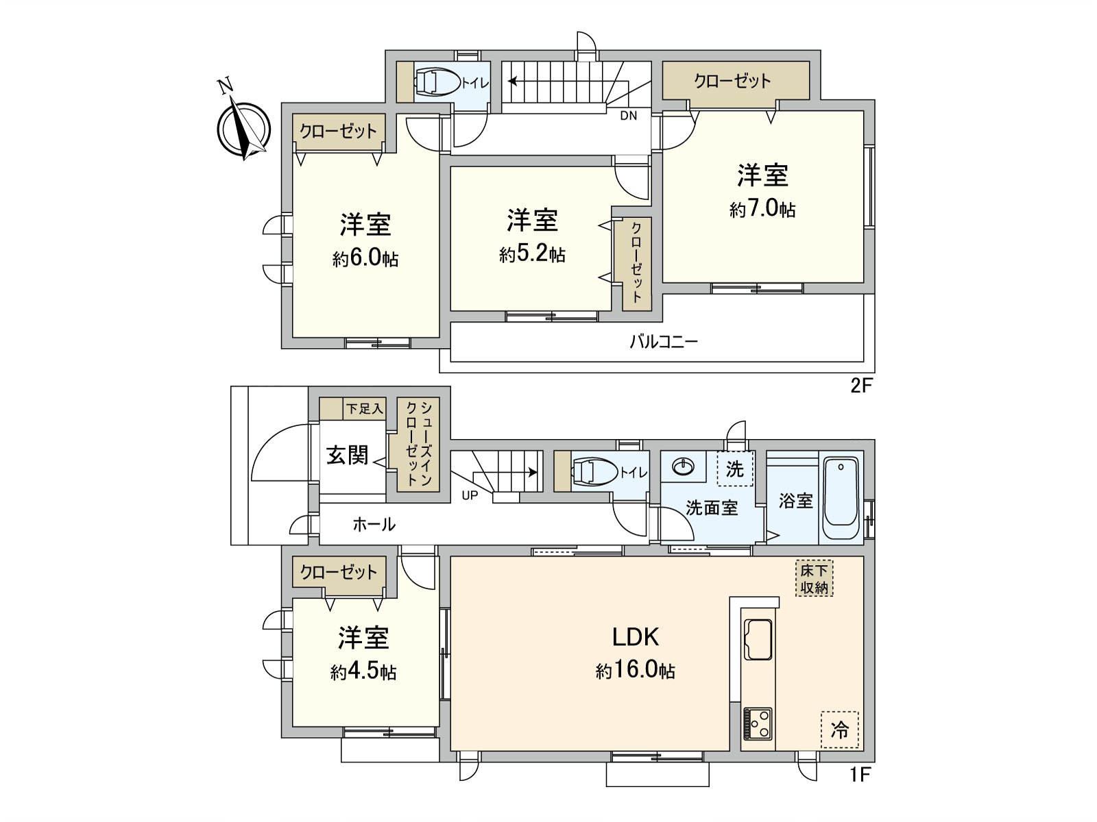 Land area: 133.32 square meters/total floor area: 96.88 square meters/ken collecting: 4LDK