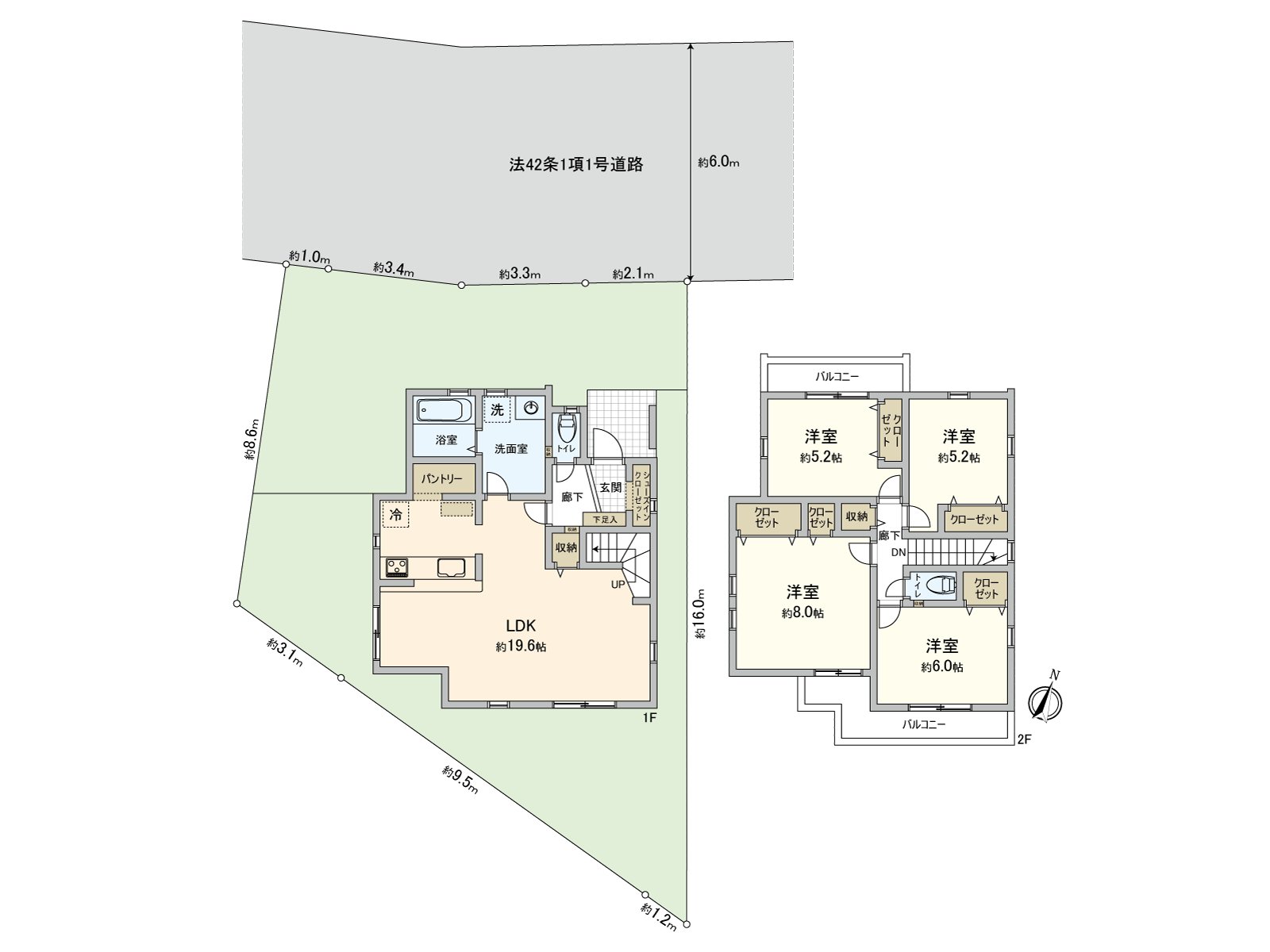 土地面积：132.82平米/建筑面积：105.57平米/房型：4LDK