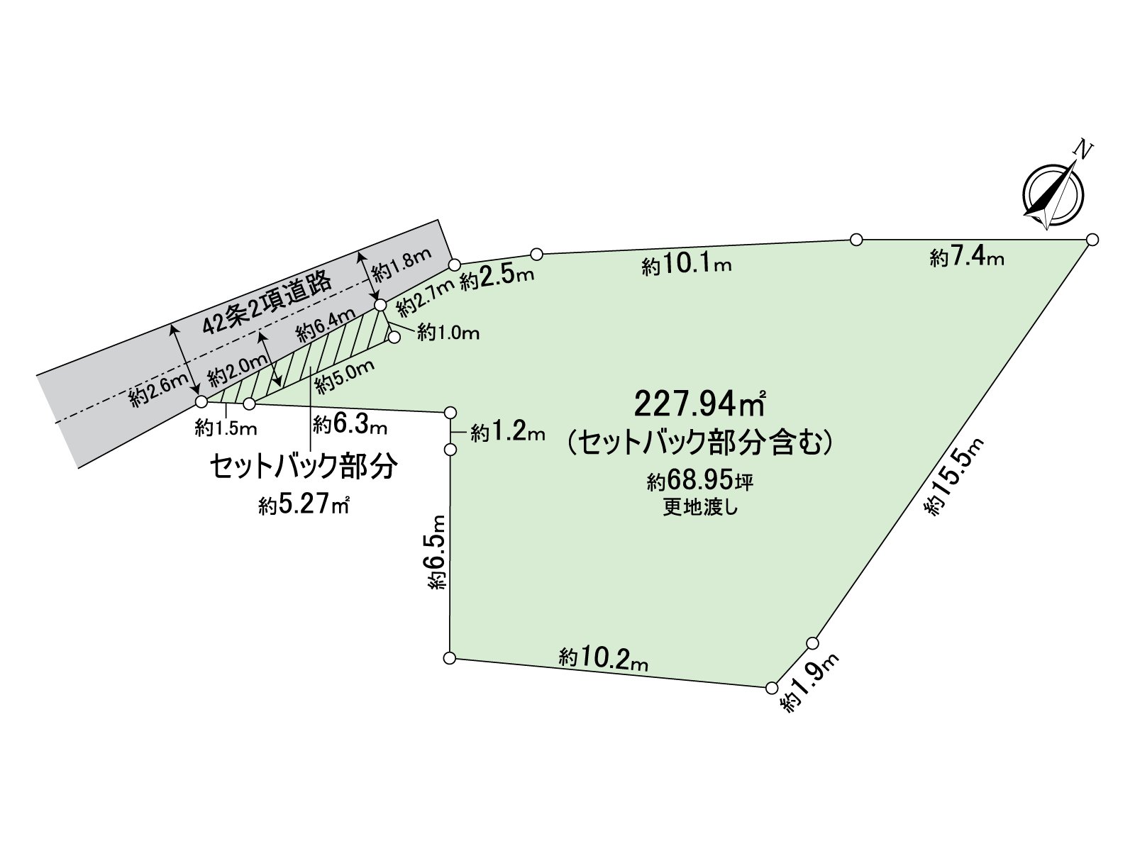 在實測圖，沒有