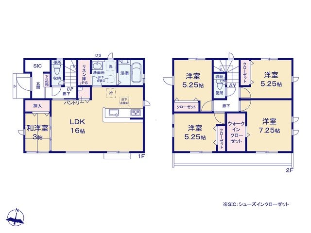 130.71 square meters of Land area, 4LDK of 103.51 square meters of Total floor area