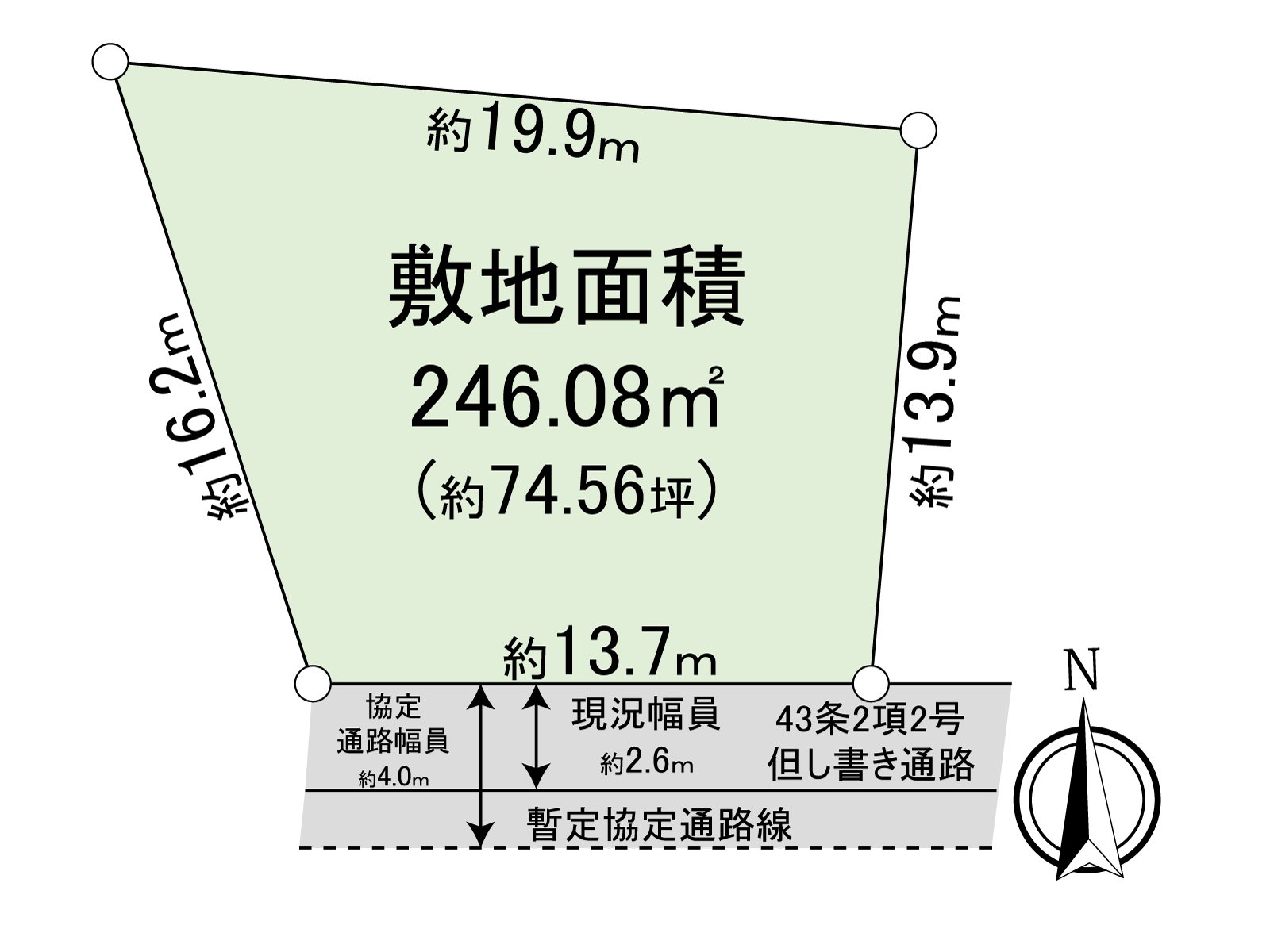 Land topographical map