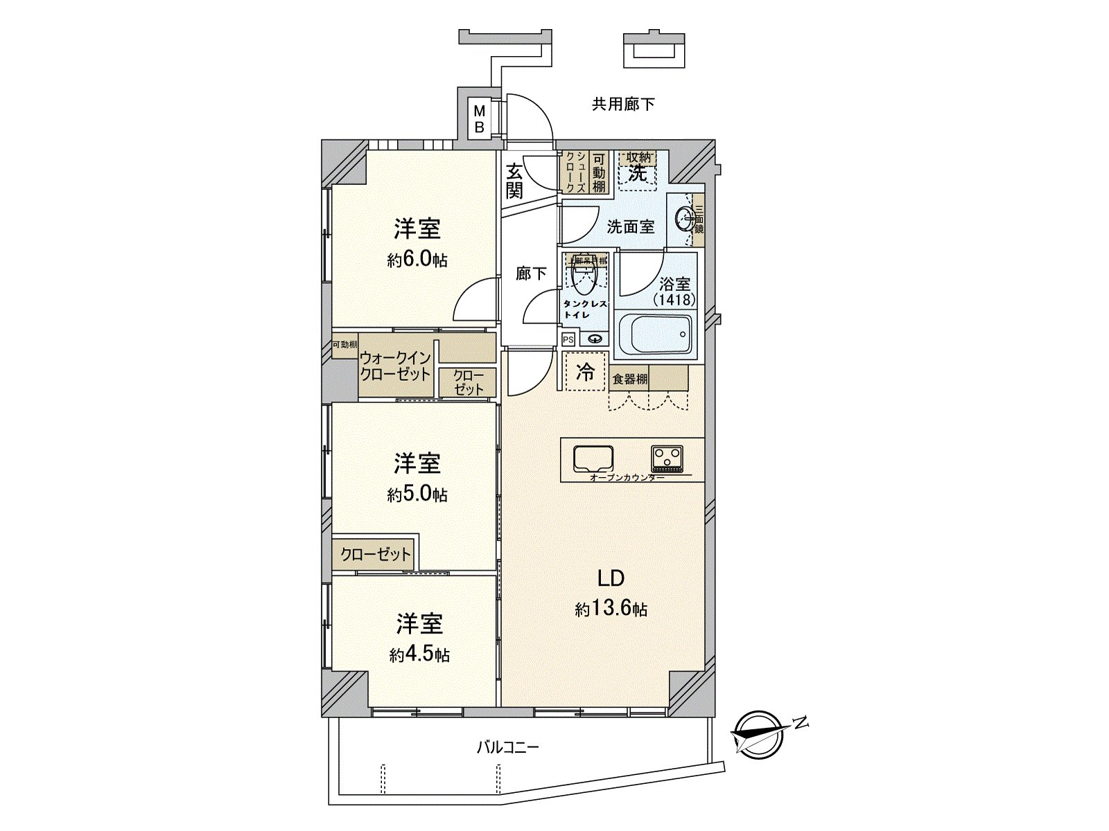 It becomes the southeast corner unit.