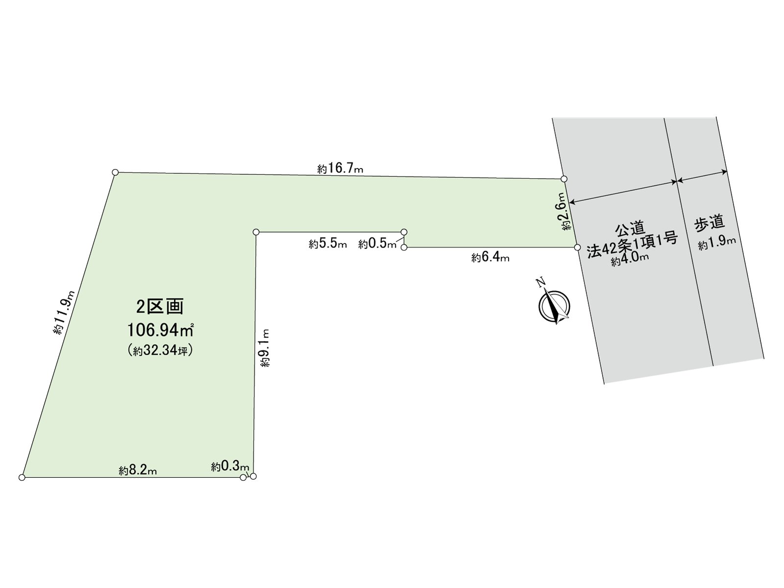 A 11-minute walk from Keio Line "Shibasaki Station" station, a 15-minute walk from "Tsutsujigaoka" station. The land for sale that is located in the residential area which is full of green.